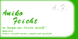 aniko feicht business card